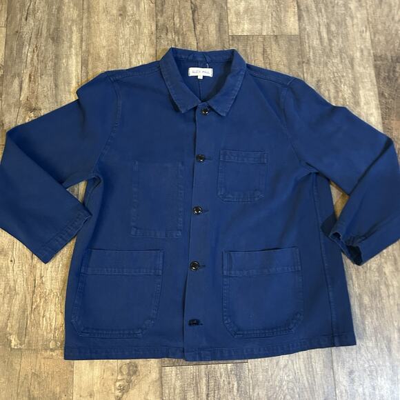 Alex Mill Britt Denim Women’s Work Jacket Black XXL 2XL Oversized Vintage Style - Picture 8 of 13